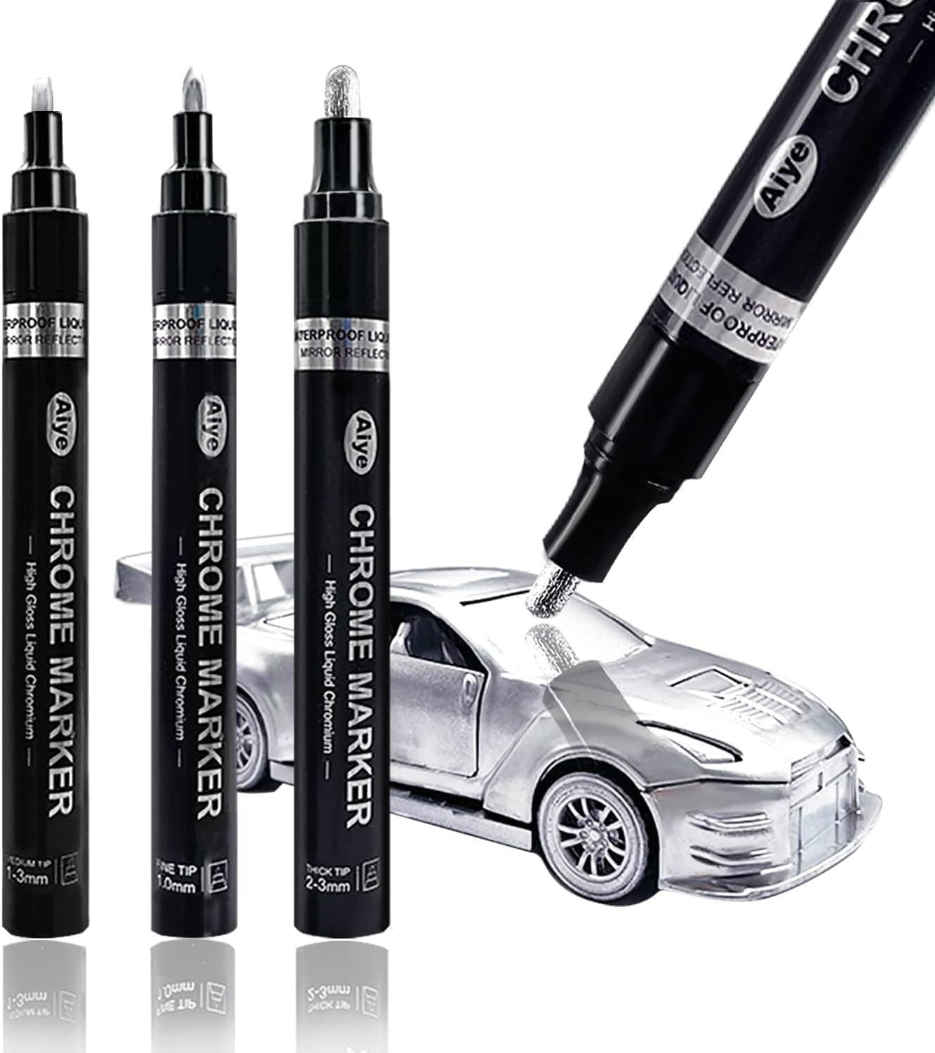 The Art Journey Aiye Metallic Chrome Permanent Marker  ART014