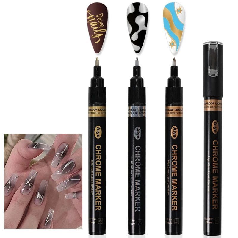 The Art Journey Aiye Metallic Chrome Permanent Marker  ART014