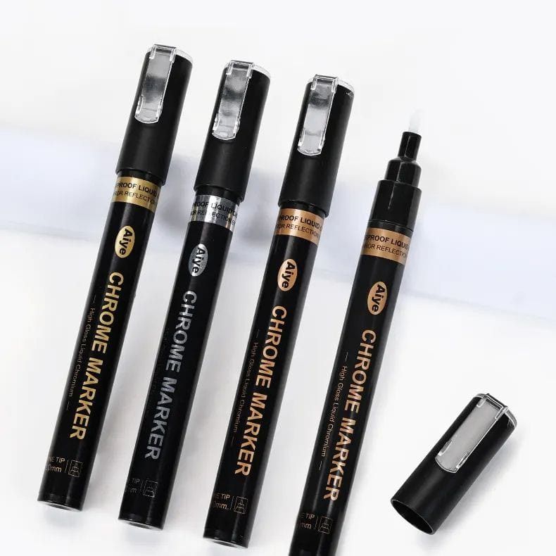 The Art Journey Aiye Metallic Chrome Permanent Marker  ART014
