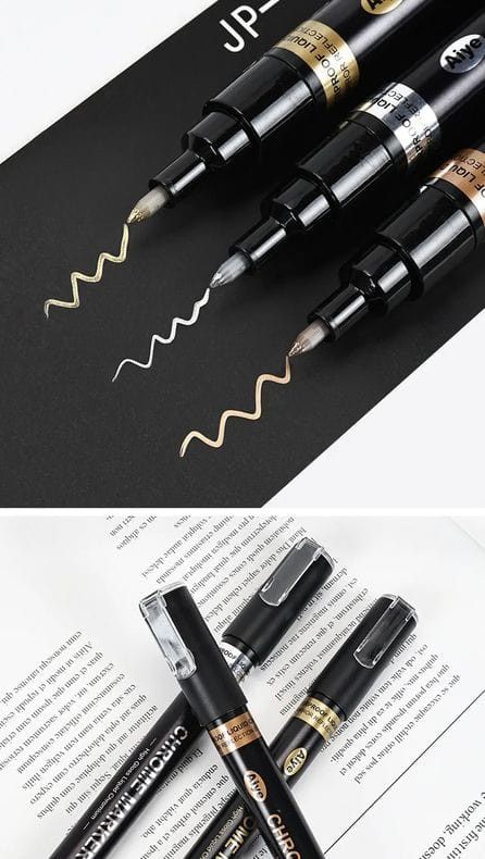 The Art Journey Aiye Metallic Chrome Permanent Marker  ART014