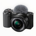 Sony Alpha ZV-E10 Mirrorless Camera with 16-50mm Lens (Black)