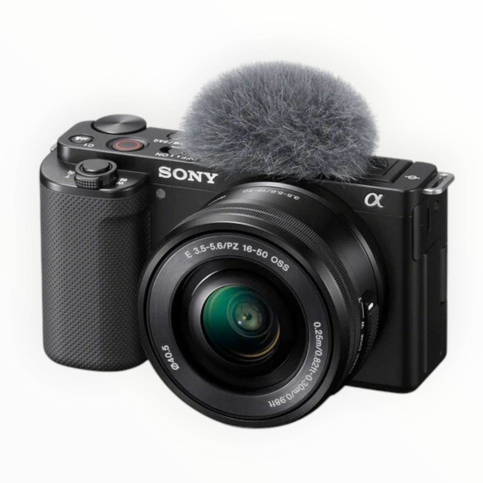 Sony Alpha ZV-E10 Mirrorless Camera with 16-50mm Lens (Black)