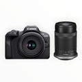 Canon EOS R100 Mirrorless Camera with 18-45mm and 55-210mm Lens Kit