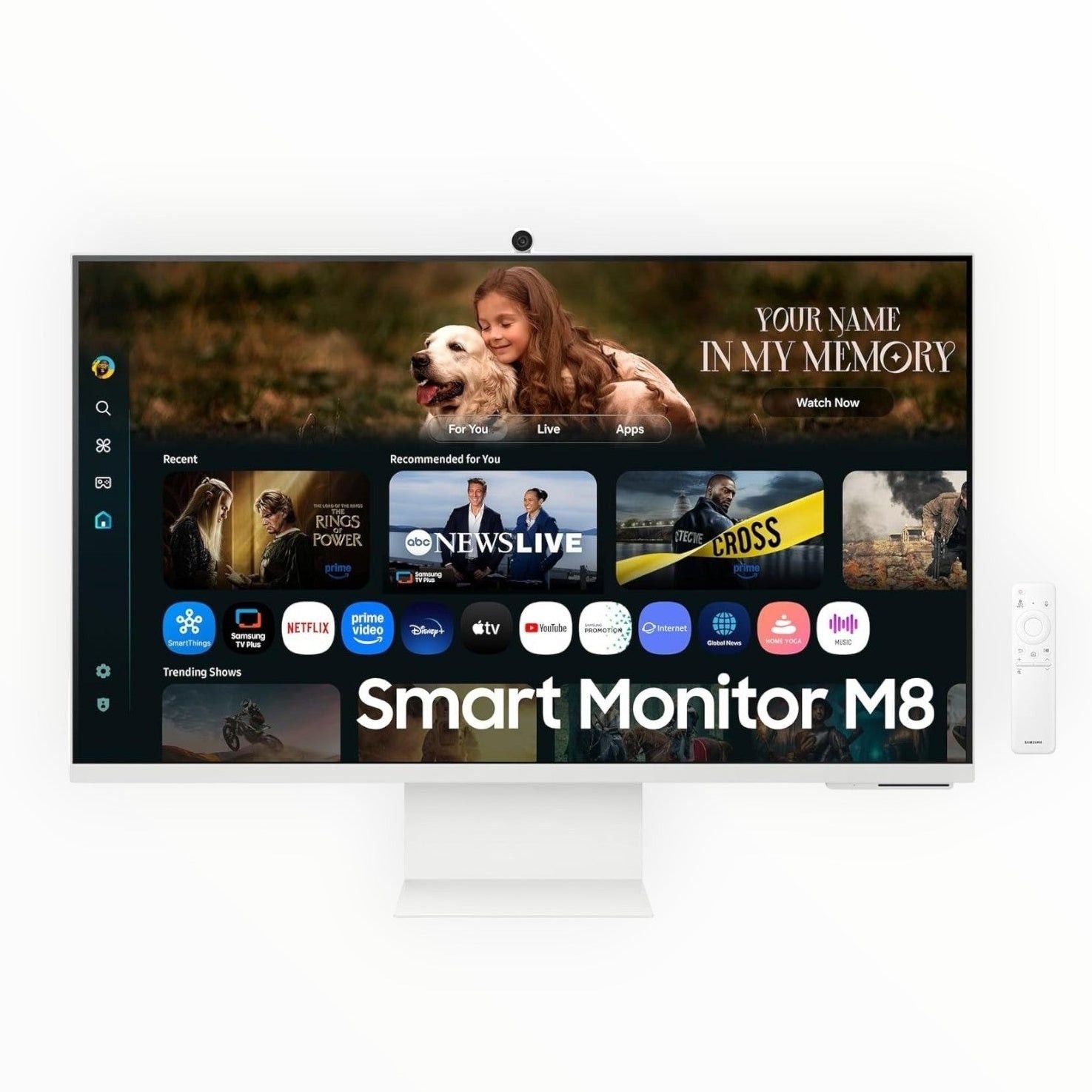 Samsung 32" Smart Monitor M8 M80F 4K Vision AI LS32FM801UAXXA