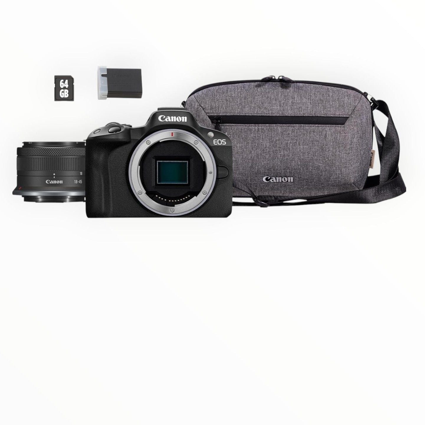 Canon EOS R50 Plus RF-S 18-45mm Mirrorless Camera Kit
