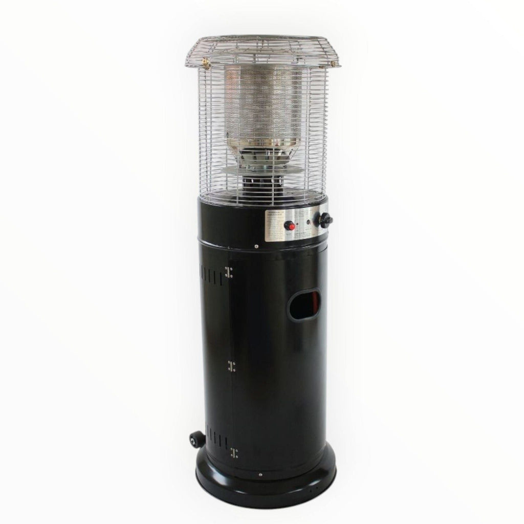 Alva GHP32 Short Stand Gas Patio Heater Black